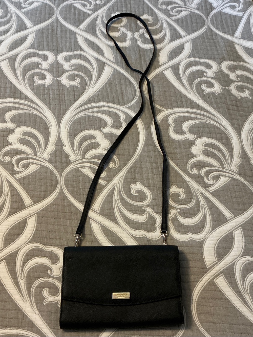 Kate Spade New York Black Structured Crossbody Bag
